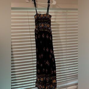 Summer dress, soft cotton. Smocked on the chest area